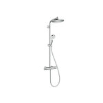 Hansgrohe - crometta s 240 colonne de douche 1 jet, avec mitigeur thermostatique, chrome