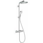 Hansgrohe - crometta s 240 colonne de douche 1 jet, avec mitigeur thermostatique, chrome (hg - 27267000) ...