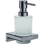 Hansgrohe - distributeur de savon liquide noir chrom� bross� addstoris