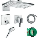 Douche de tête rainmaker select 460 + façade + douchette + flexible + corps encastré + coude de raccordement ... Douche de tête rainmaker select 460 + façade + douchette + flexible + corps encastré + coude de raccordement ...