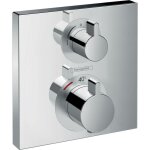Hansgrohe - ecostat square set de finition pour mitigeur thermostatique encastr� avec robinet d'arr�t ...