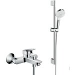 Hansgrohe - ensemble douche crometta + mitigeur bain douche logis