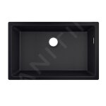 Hansgrohe �viers - evier encastr� granit s510 - u660, graphite noir 43432170