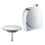 Hansgrohe exafill s axor rosace ronde 33 mm pour robinetterie encastre 1 trou chrom