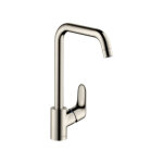 Hansgrohe - focus mitigeur cuisine bec haut aspect acier