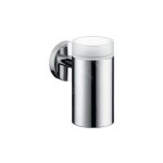 Hansgrohe - logis - gobelet de salle de bains en verre, chrome 40518000