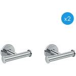 Hansgrohe logis universal lot de deux patres de salle de bains, chrome (41725000 - duologis)
