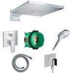 Lot douche de tête raindance e avec façade mitigeur bain / douche, corps encastré, douchette à main, ... Lot douche de tête raindance e avec façade mitigeur bain / douche, corps encastré, douchette à main, ...