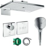 Hansgrohe - colonne de douche encastrée thermostatique rainmaker select 2 jets Hansgrohe - colonne de douche encastrée thermostatique rainmaker select 2 jets