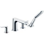 Hansgrohe - metris mitigeur monocommande de baignoire 4 trous