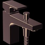 Hansgrohe - mitigeur bain douche m�canique monotrou vernis shape c2 chrom�