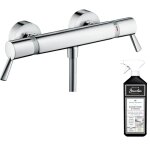 Mitigeur douche thermostatique hansgrohe ecostat comfort care chromé + nettoyant briochin Mitigeur douche thermostatique hansgrohe ecostat comfort care chromé + nettoyant briochin