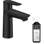 Hansgrohe - mitigeur lavabo 110 coolstart sans tirette ni vidage noir mat + nettoyant briochin Hansgrohe - mitigeur lavabo 110 coolstart sans tirette ni vidage noir mat + nettoyant briochin