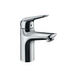 Hansgrohe novus mitigeur de lavabo 100 avec cartouche cramique, sans tirette ni vidage, chrome (71031000) ...