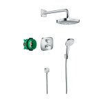 Hansgrohe ? colonne de douche encastr�e thermostatique ? douche de t�te croma select e 180 ? 2 jets ? ...