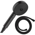Hansgrohe - pommeau de douche pulsify select ecosmart 105 3 jets relaxation + flexible de douche isiflex ...