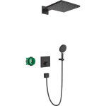Hansgrohe ? colonne de douche encastr�e avec thermostat showerselect ? douche de t�te 300mm 1 jet ? douchette ...