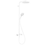 Hansgrohe - raindance select s - colonne de douche thermostatique showerpipe, 1jet, blanc mat 27633700 ...