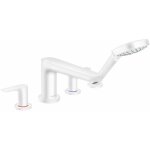 Hansgrohe - talis e - mélangeur de baignoire sur gorge, 4 trous, blanc mat 71748700 Hansgrohe - talis e - mélangeur de baignoire sur gorge, 4 trous, blanc mat 71748700