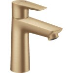 Hansgrohe - talis e mitigeur de lavabo 110, sans tirette ni vidage bronze brossé Hansgrohe - talis e mitigeur de lavabo 110, sans tirette ni vidage bronze brossé