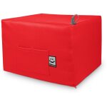 Happers - pouf lit confort rouge unique rouge