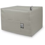 Happers - pouf lit confort sendre unique gris clair Happers - pouf lit confort sendre unique gris clair
