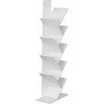 Happy garden - biblioth�que 8 �tag�res inclin�es blanche simone