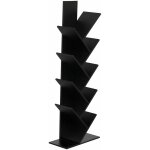 Happy garden - biblioth�que 8 �tag�res inclin�es noire simone