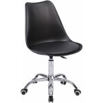 Happy garden - chaise de bureau r�glable en hauteur noire anne