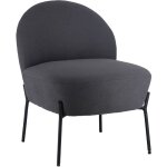 Happy garden - fauteuil en tissu boucle gris helmi