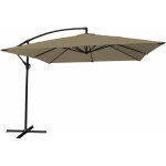 Happy garden - parasol dport molokai carr 2, 7x2, 7m taupe