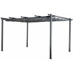 Happy garden - pergola autoportante 3 � 4m cassis grise - structure aluminium