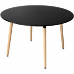 Happy garden - table ronde 120cm noire martha