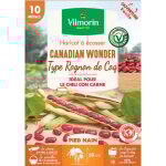 Haricot nain  ecosser canadian wonder (type rognon de coq) - 10 m - cuisine du monde vilmorin