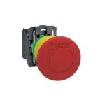 Schneider electric - bouton d'arr�t d'urgence harmony rouge �22 t�te � 40 tourner pour d�verrouiller ...