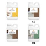 Harmony beton - kit complet acide stain - 10 m� as 01 ch�taigne - harmony b�ton