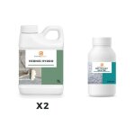 Harmony beton - kit vernis hydro pour b�ton � l'h�licopt�re - 10 m� - harmony b�ton