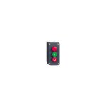 Schneider electric - harmony boite - 3 boutons poussoirs 22 - vert / rouge / voyant rouge