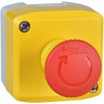 Schneider electric - harmony boite jaune 1 arr�t d'urgence rouge �40 tourner pour d�verrouiller 2o - ...