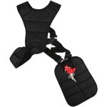 Harnais noir � double sangle rembourr� en nylon durables pour d�broussailleuse tondeuse et taille - borduresja ...