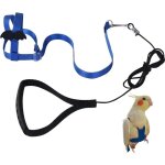 Harnais r�glable pour perroquet laisse pour animal domestique corde anti - morsure sangle �lastique pour ...