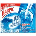 Bloc cuvette wc anti - tartre eau bleue - harpic