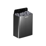 Harvia - po�le �lectrique wall black e commande d�port�e