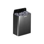 Harvia - po�le �lectrique wall black e commande d�port�e sw60e 6, 0 kw