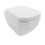 Cuvette suspendu avec fixation blanc brillant - hatria bianca - senza coprivaso