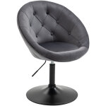 Svita - havanna fauteuil lounge fauteuil club tabouret de bar fauteuil pivotant velours gris Svita - havanna fauteuil lounge fauteuil club tabouret de bar fauteuil pivotant velours gris