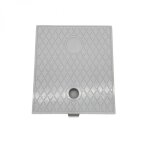 Hayward - couvercle carr� de skimmer de piscine - blanc - spx1088b