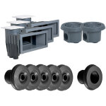 Hayward - kit pièces à sceller gris foncé pour piscine 12 x 6 m Hayward - kit pièces à sceller gris foncé pour piscine 12 x 6 m