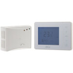 Thermostat programmable sans fil - blanc otio