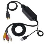 Hdmi to av 1080p hdmi to rca converter 3rca cvbs composite vid�o audio hdmi vers tv dvd ps3 ntsc av adaptateur ...